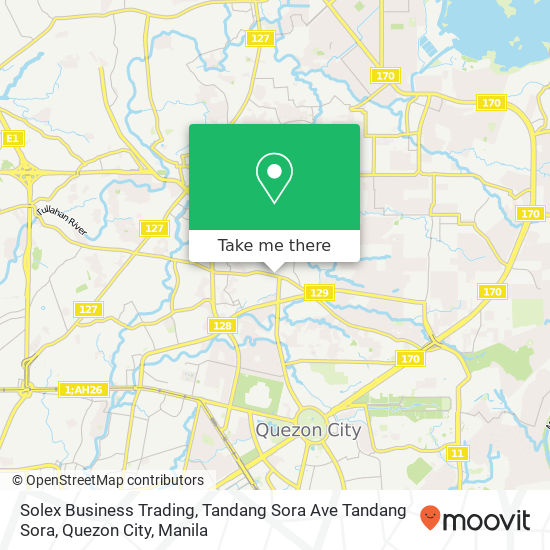 Solex Business Trading, Tandang Sora Ave Tandang Sora, Quezon City map