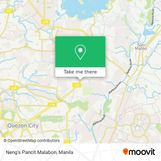 Neng's Pancit Malabon map