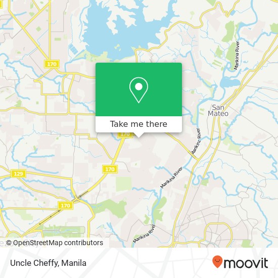 Uncle Cheffy, Luzon Batasan Hills, Quezon City map