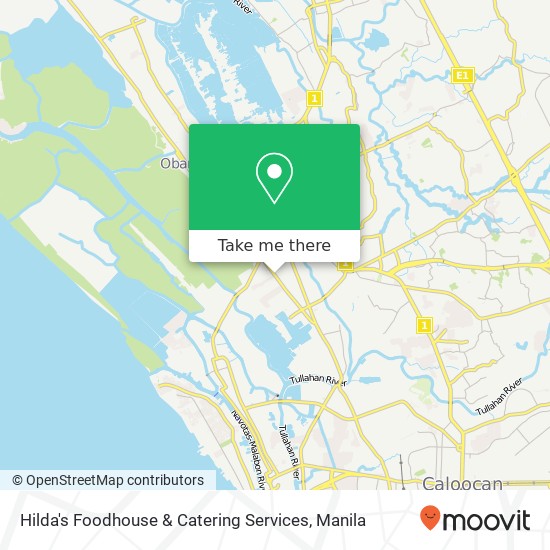 Hilda's Foodhouse & Catering Services, Panghulo Rd Panghulo, Malabon map