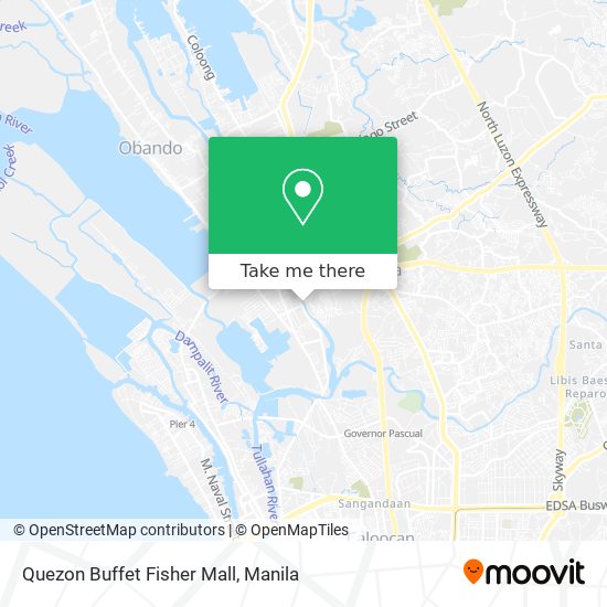 Quezon Buffet Fisher Mall map