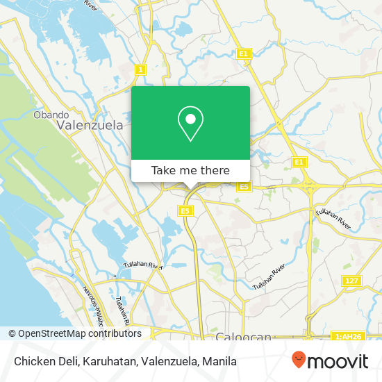 Chicken Deli, Karuhatan, Valenzuela map