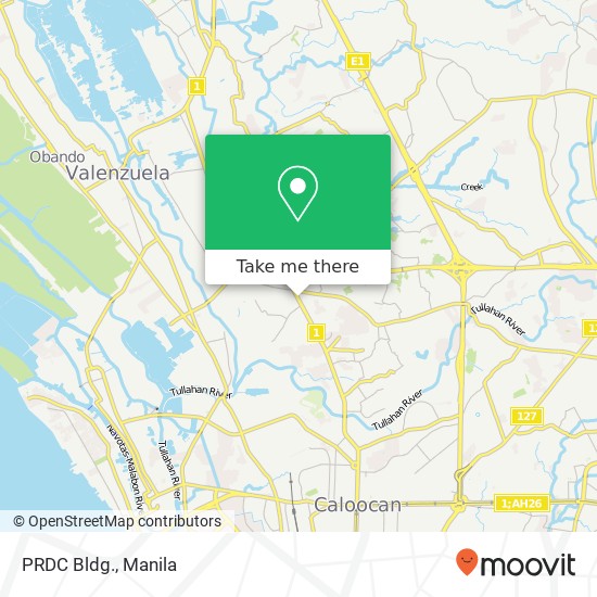 PRDC Bldg., MacArthur Hwy Karuhatan, Valenzuela map
