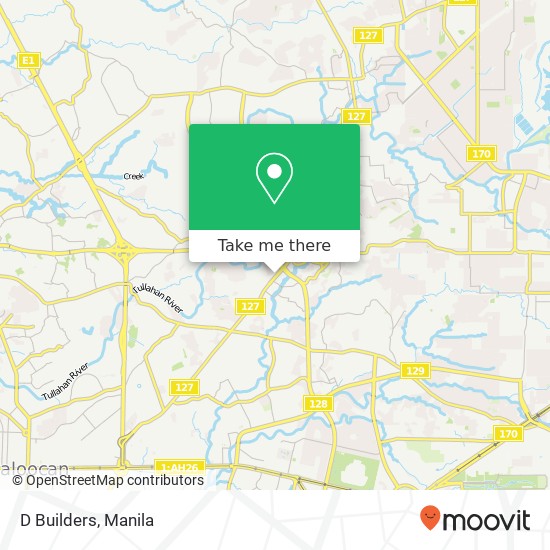 D Builders, Quirino Hwy Talipapa, Quezon City map