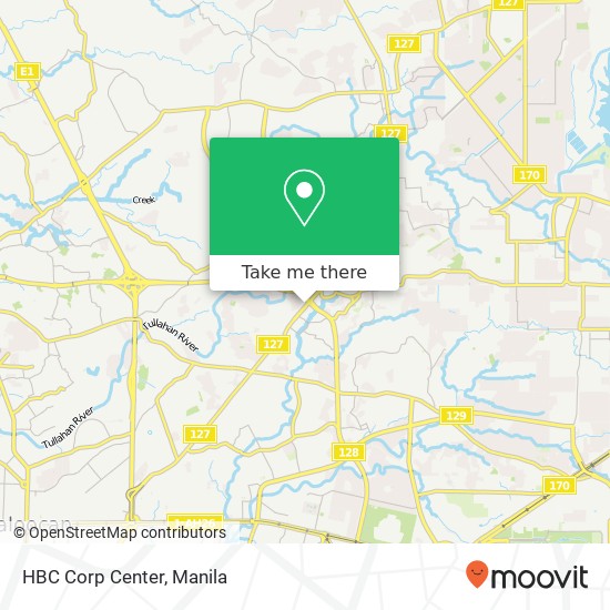 HBC Corp Center, Quirino Hwy Talipapa, Quezon City map