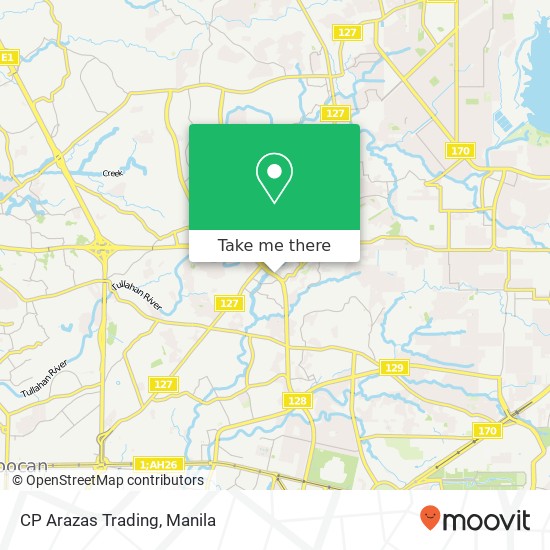 CP Arazas Trading, Mindanao Ave Talipapa, Quezon City map
