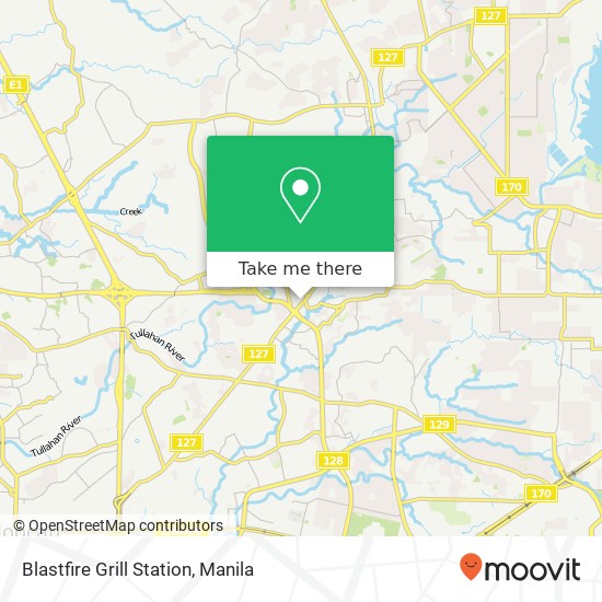 Blastfire Grill Station, Quirino Hwy Talipapa, Quezon City map