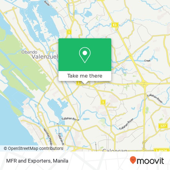MFR and Exporters, MacArthur Hwy Malinta, Valenzuela map