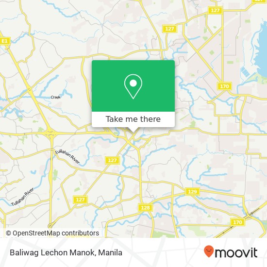Baliwag Lechon Manok, King Alexander Bagbag, Quezon City map