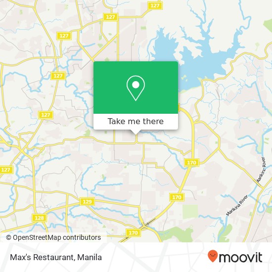 Max's Restaurant, Fairview, Quezon City map