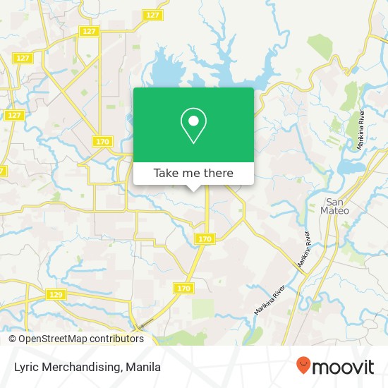 Lyric Merchandising, Metom Commonwealth, Quezon City map