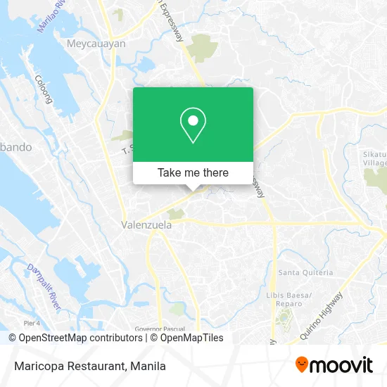 Maricopa Restaurant map
