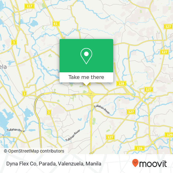 Dyna Flex Co, Parada, Valenzuela map