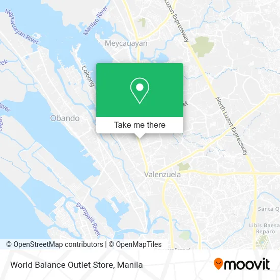 World Balance Outlet Store map