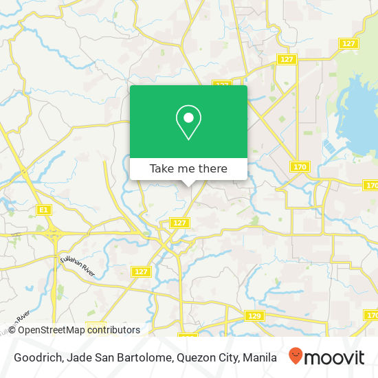 Goodrich, Jade San Bartolome, Quezon City map