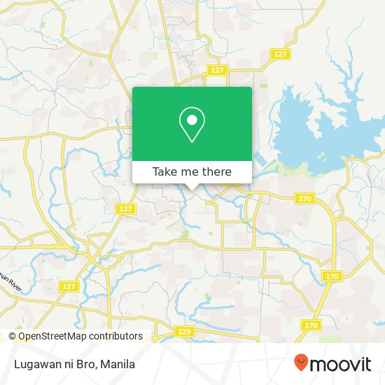 Lugawan ni Bro, A. Mabini Santa Lucia, Quezon City map