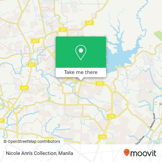Nicole Ann's Collection, Commonwealth Ave Fairview, Quezon City map