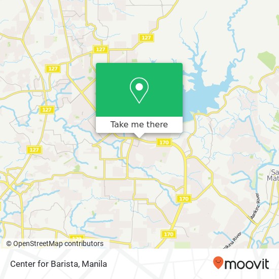 Center for Barista, Commonwealth Ave Fairview, Quezon City map