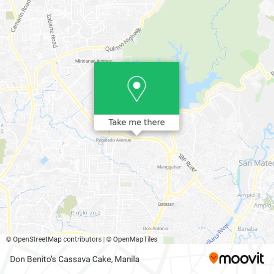 Don Benito's Cassava Cake map