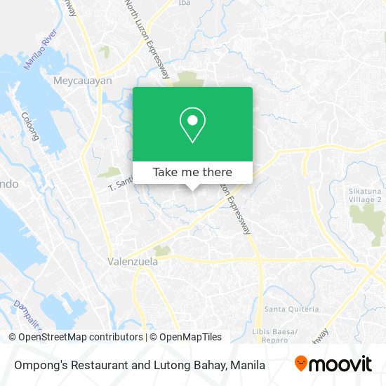 Ompong's Restaurant and Lutong Bahay map