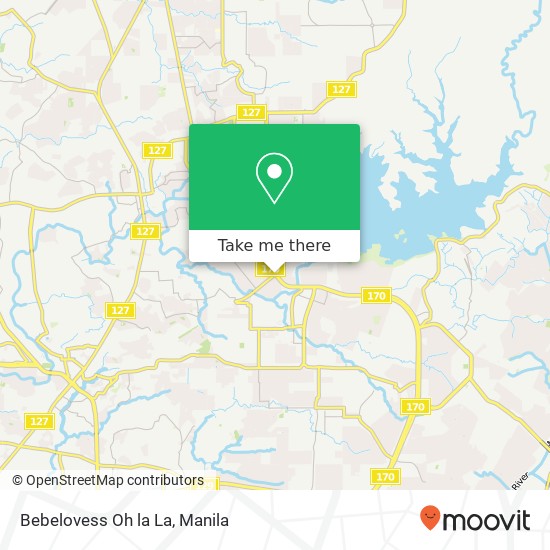 Bebelovess Oh la La, Atherton North Fairview, Quezon City map