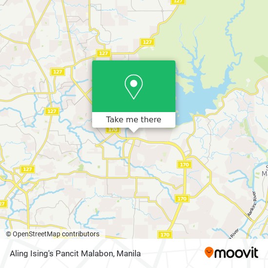 Aling Ising's Pancit Malabon map