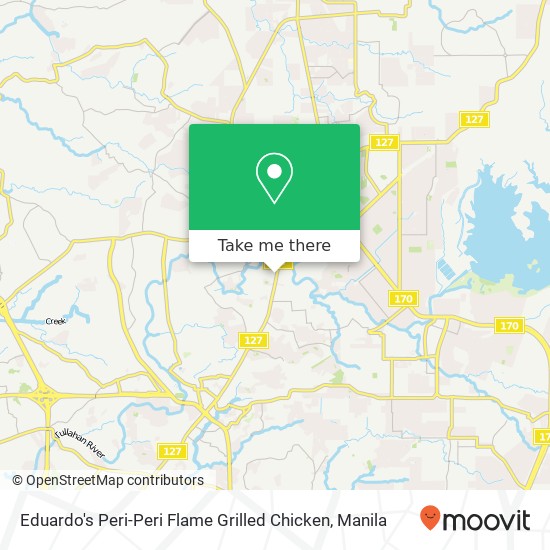 Eduardo's Peri-Peri Flame Grilled Chicken, Quirino Hwy Gulod, Quezon City map