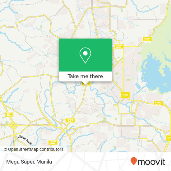 Mega Super, Quirino Hwy Gulod, Quezon City map