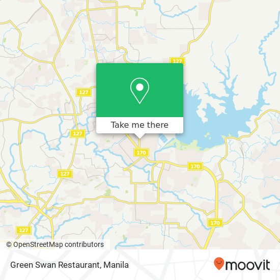 Green Swan Restaurant, Burbank North Fairview, Quezon City map