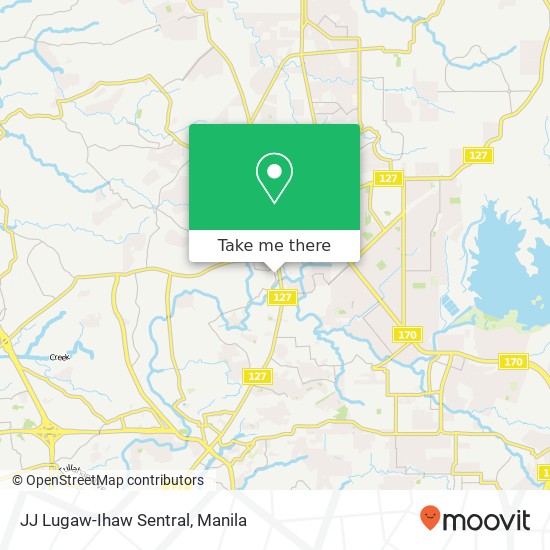 JJ Lugaw-Ihaw Sentral, Buenamar Ave Novaliches Proper, Quezon City map