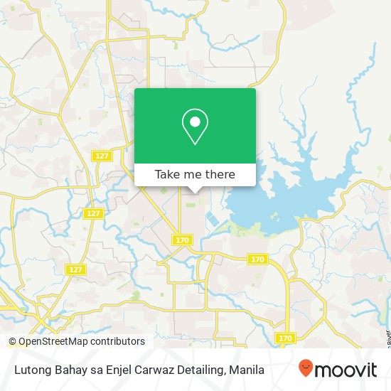 Lutong Bahay sa Enjel Carwaz Detailing, Bronson North Fairview, Quezon City map