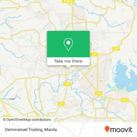 Demmanuel Trading, Quirino Hwy Santa Monica, Quezon City map
