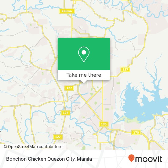 Bonchon Chicken Quezon City, 2nd Kaligayahan, Quezon City map