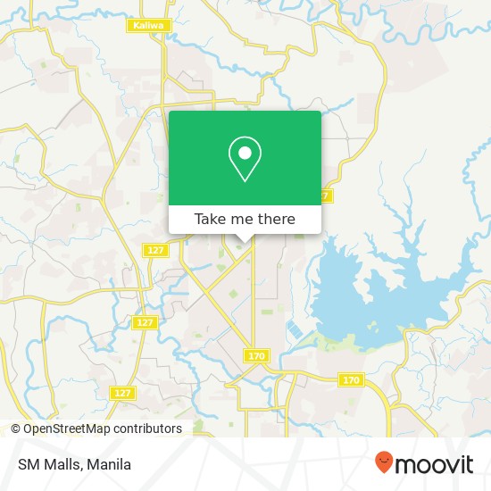 SM Malls map