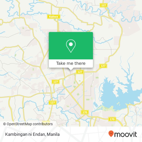 Kambingan ni Endan, Woodpecker Kaligayahan, Quezon City map
