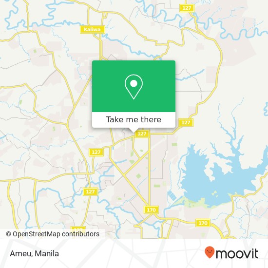 Ameu, Pasong Putik Proper, Quezon City map