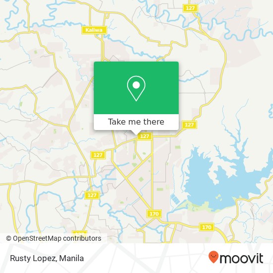 Rusty Lopez, Pasong Putik Proper, Quezon City map