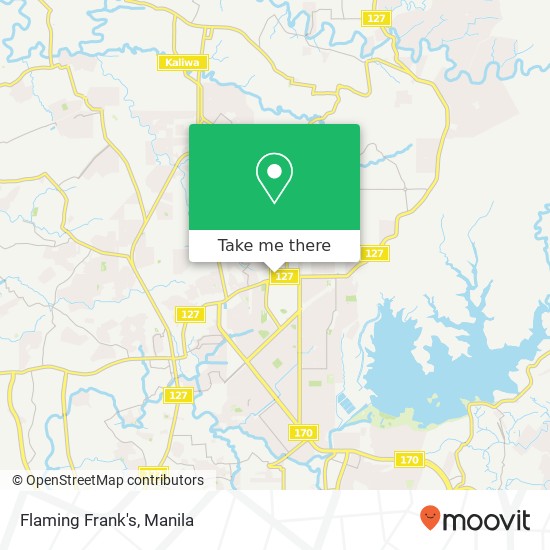 Flaming Frank's, Pasong Putik Proper, Quezon City map