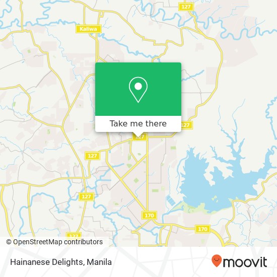 Hainanese Delights, Greater Lagro, Quezon City map