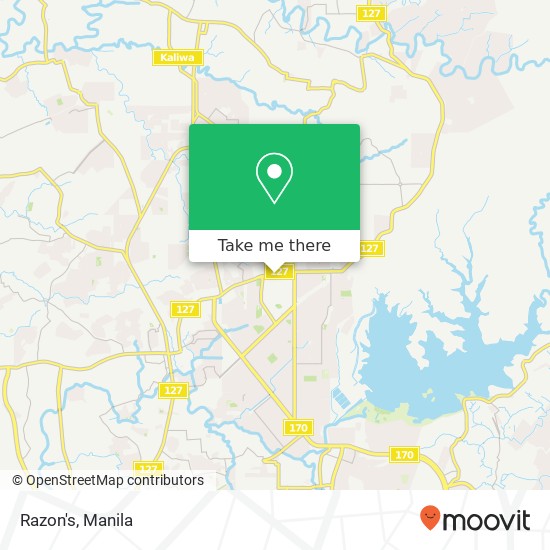 Razon's, Greater Lagro, Quezon City map
