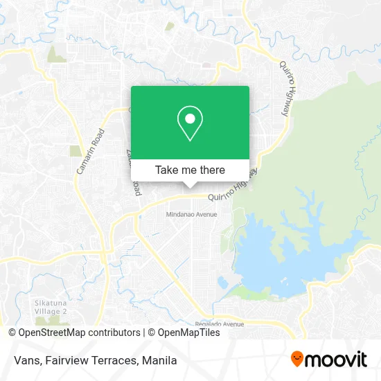 Vans, Fairview Terraces map