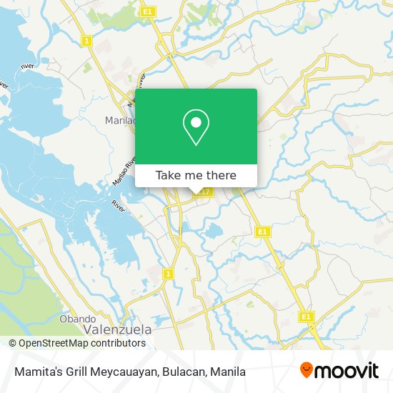 Mamita's Grill Meycauayan, Bulacan map