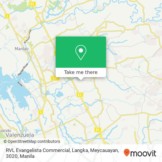 RVL Evangelista Commercial, Langka, Meycauayan, 3020 map