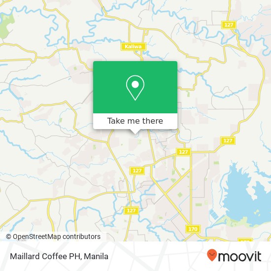 Maillard Coffee PH, Corinthians Kaligayahan, Quezon City map