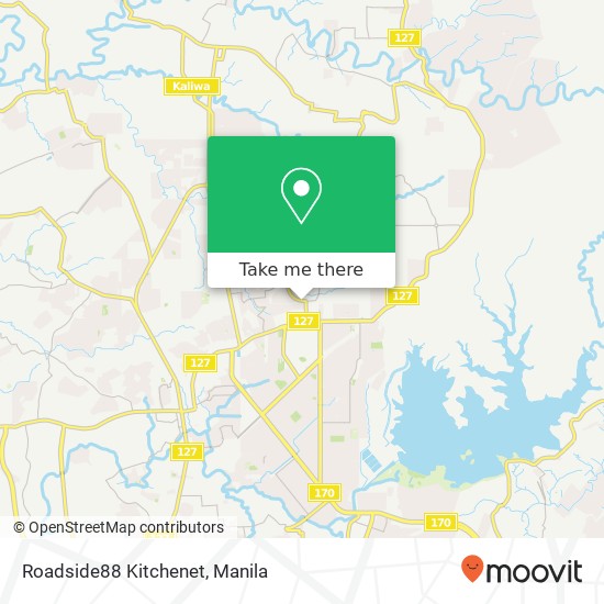 Roadside88 Kitchenet, Maligaya Dr Pasong Putik Proper, Quezon City map