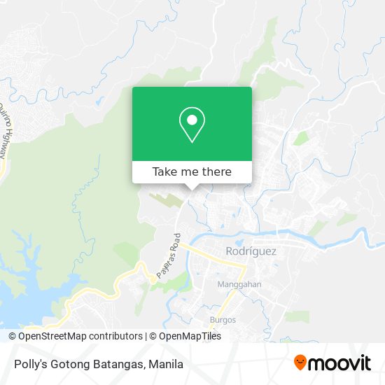 Polly's Gotong Batangas map