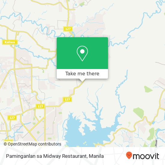 Paminganlan sa Midway Restaurant, Quirino Hwy Barangay 179, Caloocan City North map