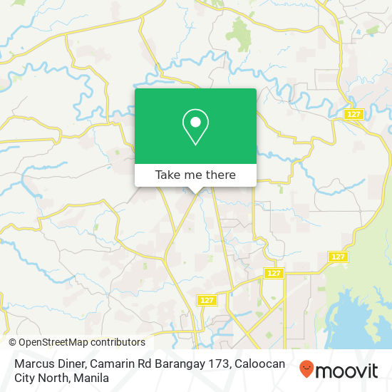 Marcus Diner, Camarin Rd Barangay 173, Caloocan City North map