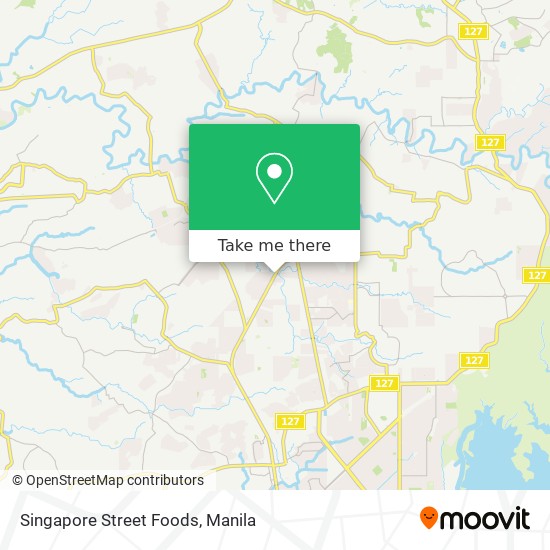 Singapore Street Foods map
