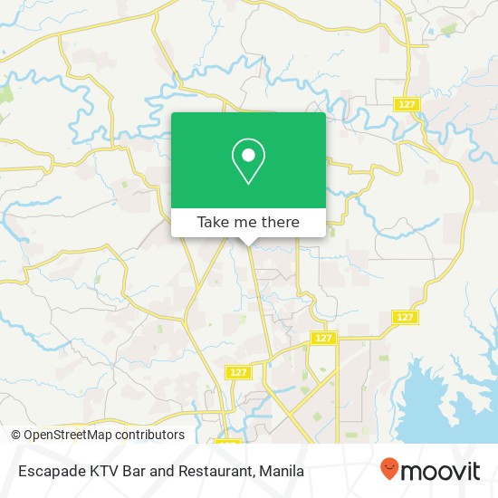 Escapade KTV Bar and Restaurant map